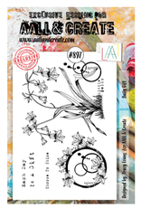 AALL & CREATE AALL & CREATE TRACY EVANS #897 DAILY GIFT A5 ACRYLIC STAMP SET