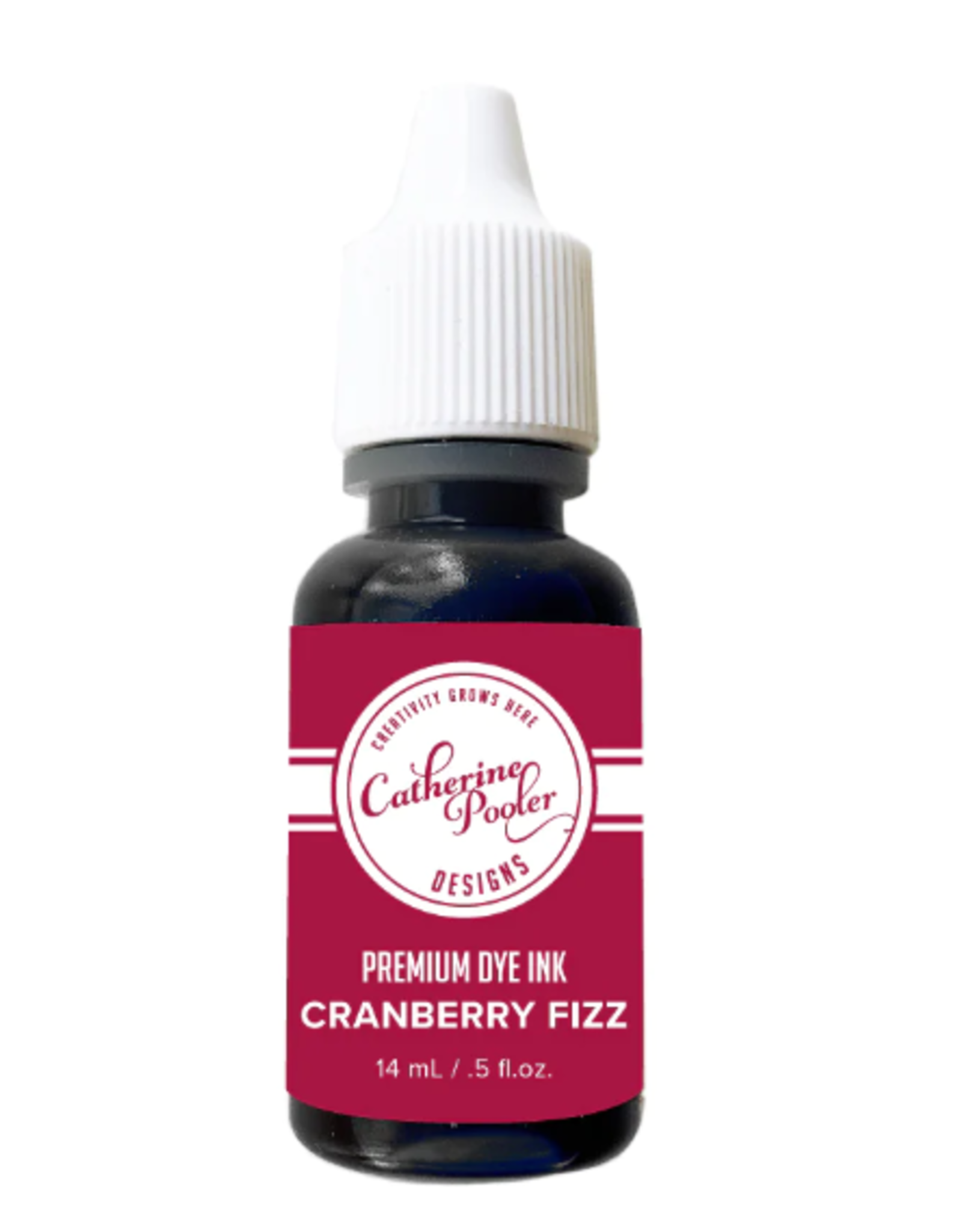 CATHERINE POOLER DESIGNS CATHERINE POOLER PREMIUM DYE RE-INKER CRANBERRY FIZZ 0.5 OZ