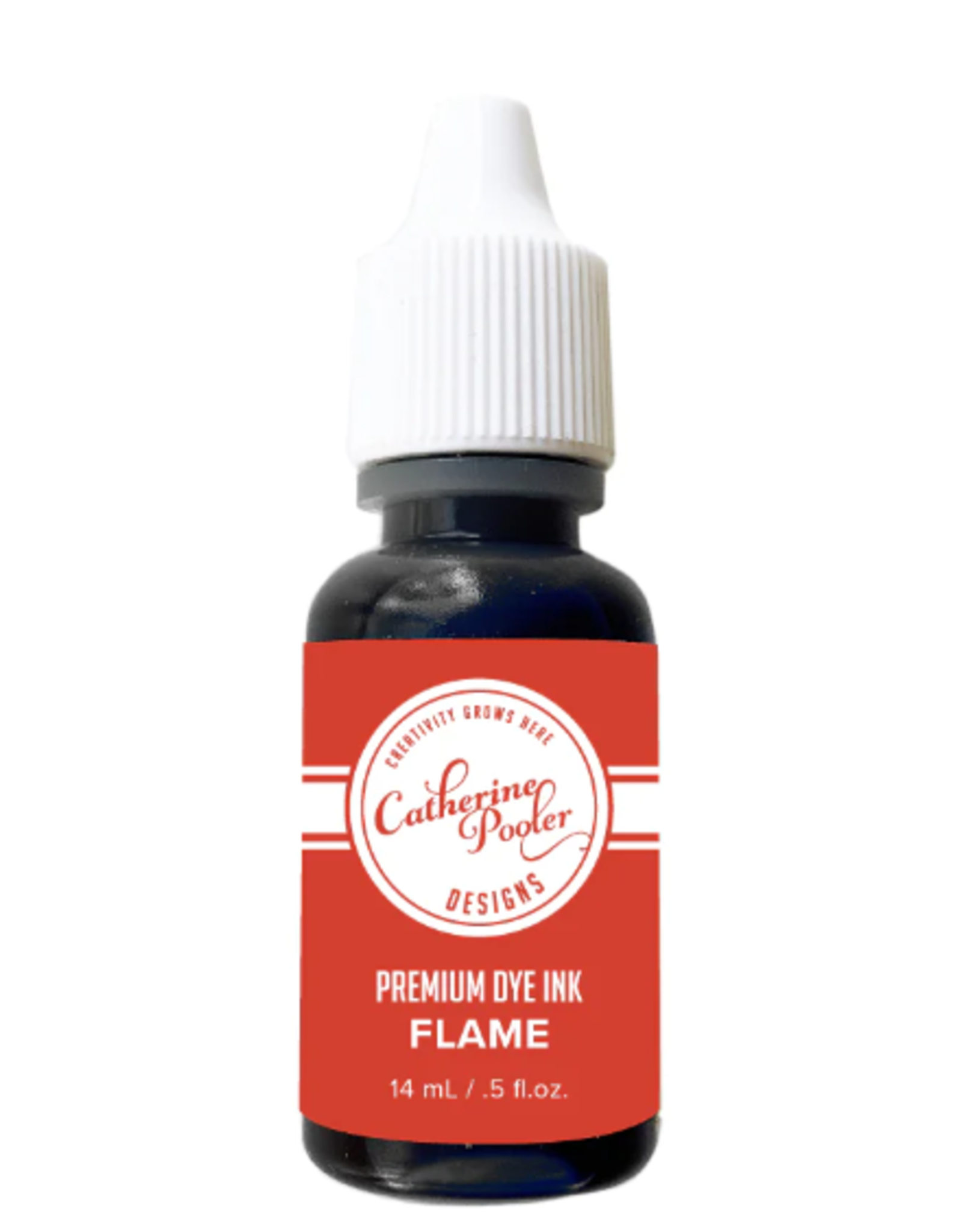 CATHERINE POOLER DESIGNS CATHERINE POOLER PREMIUM DYE RE-INKER FLAME 0.5 OZ