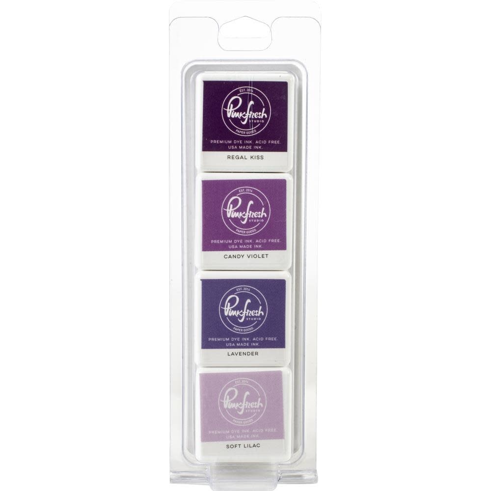 PINKFRESH PINKFRESH STUDIO SOUL OF PROVENCE PREMIUM DYE CUBE INK PADS 4/PK