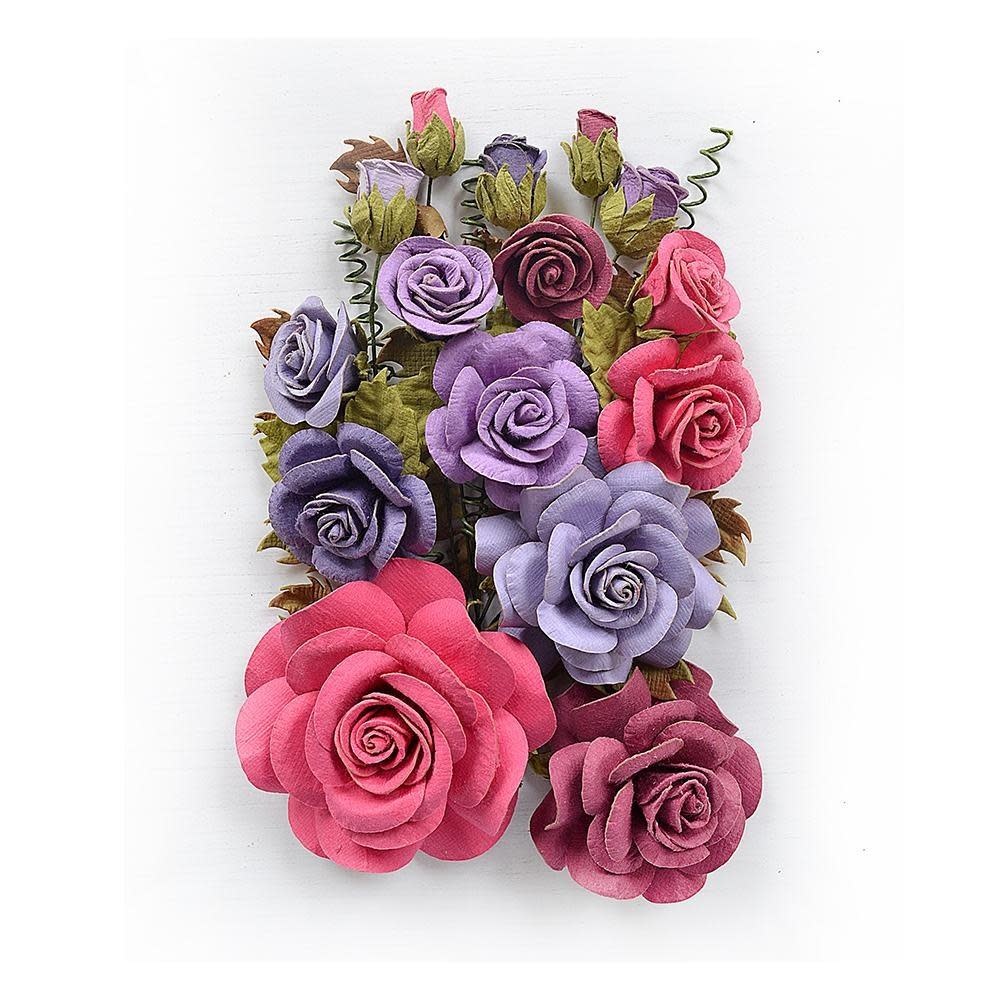 LITTLE BIRDIE ROSALIND BIRD AND BERRIES HANDMADE PAPER FLOWERS