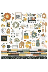 SIMPLE STORIES SIMPLE STORIES HEARTH & HOME 12x12 CARDSTOCK STICKERS