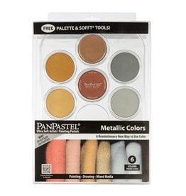 PAN PASTELS PAN PASTELS ULTRA SOFT ARTIST PASTEL SET METALLIC COLORS