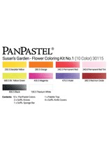 PAN PASTELS PAN PASTELS ULTRA SOFT ARTIST PASTEL SET SUSAN'S GARDEN FLOWER COLORING KIT 1