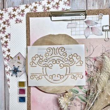 CHOU & FLOWERS CHOU & FLOWERS VICTORIA STREET COLLECTION LES POCHOIRS A6 ARABESQUE