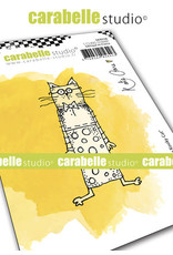 CARABELLE STUDIOS CARABELLE STUDIO CLING STAMP A7 LITTLE KOOKY CAT BY KATE CRANE