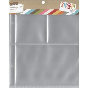 SIMPLE STORIES SIMPLE STORIES SN@P! 6X8 POCKET PAGE 3x4/4x6 REFILLS 10/PK
