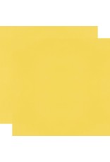 SIMPLE STORIES SIMPLE STORIES COLOR VIBE DAFFODIL CARDSTOCK 12''X12''
