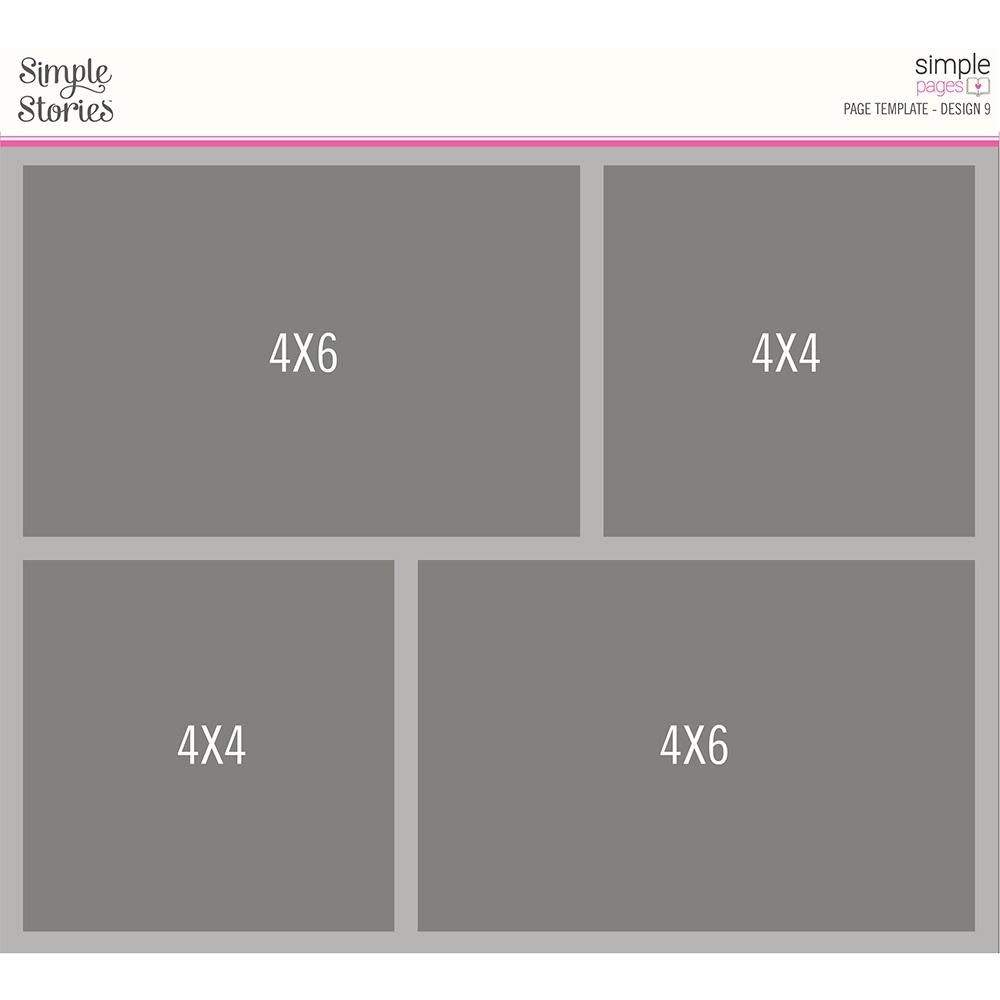 SIMPLE STORIES SIMPLE STORIES SIMPLE PAGES PAGE TEMPLATE - DESIGN 9