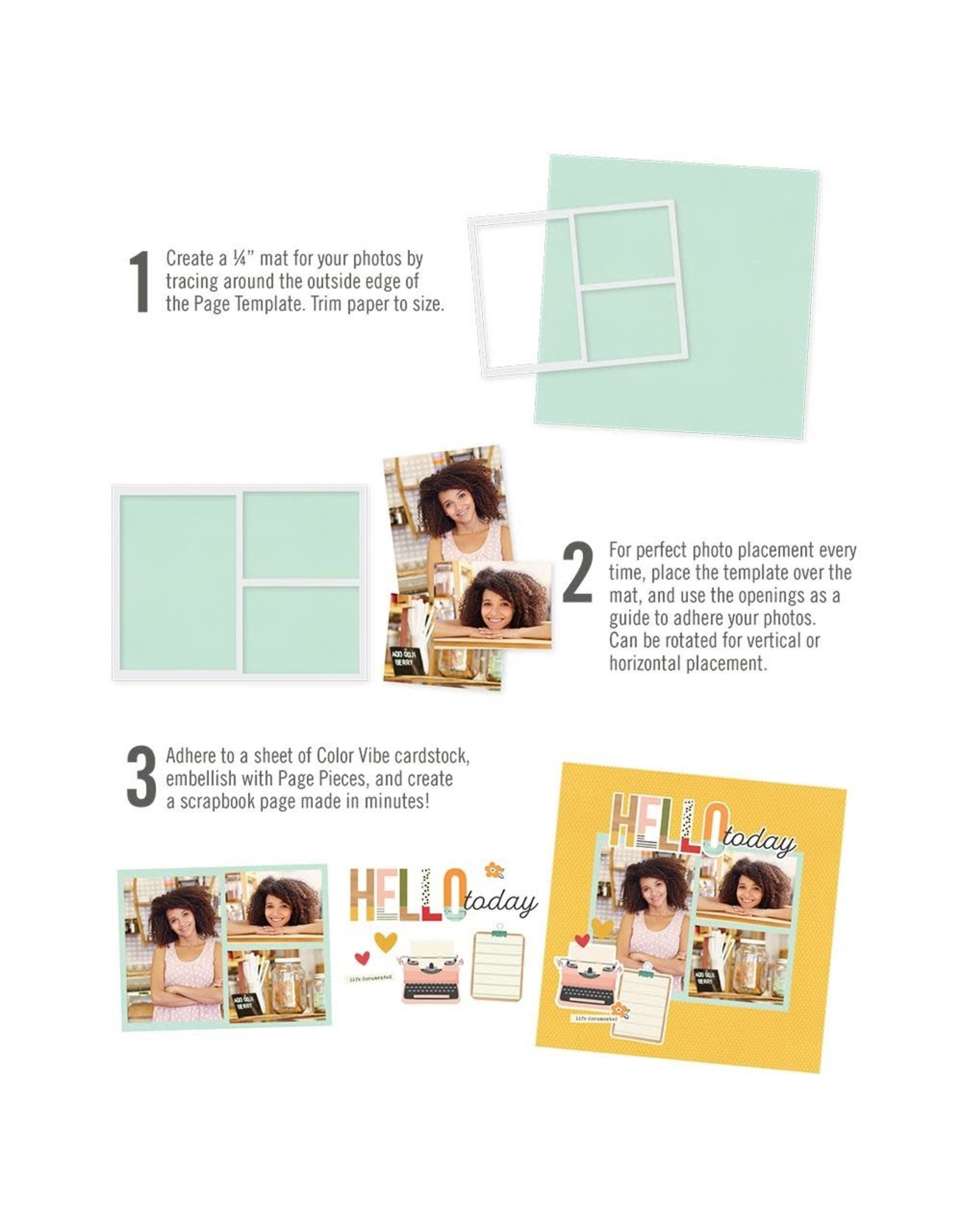 SIMPLE STORIES SIMPLE STORIES SIMPLE PAGES PAGE TEMPLATE - DESIGN 2