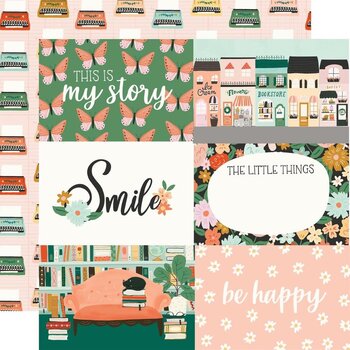 SIMPLE STORIES SIMPLE STORIES MY STORY 4x6 ELEMENTS 12x12 CARDSTOCK