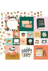 SIMPLE STORIES SIMPLE STORIES MY STORY 2x2/4x4 ELEMENTS 12x12 CARDSTOCK