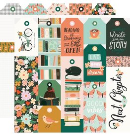 SIMPLE STORIES SIMPLE STORIES MY STORY TAGS & BOOKMARK ELEMENTS 12x12 CARDSTOCK
