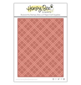 HONEY BEE HONEY BEE STAMPS PLAID A2 HOT FOIL PLATE