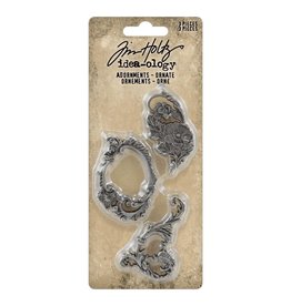 ADVANTUS TIM HOLTZ IDEA-OLOGY ORNATE METAL ADORNMENTS 3/PK