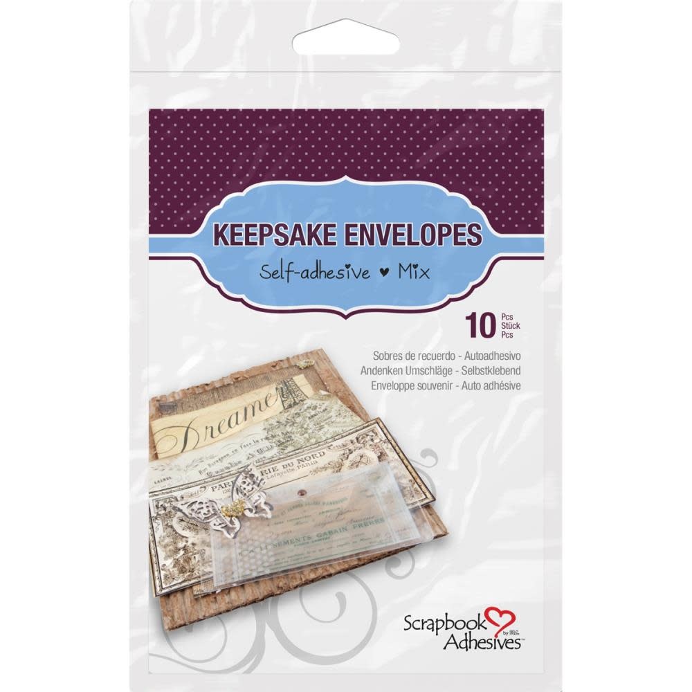 3L SCRAPBOOK ADHESIVES KEEPSAKE ENVELOPES