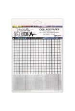 RANGER RANGER DINA WAKLEY MEDIA COLLAGE TISSUE PAPER GRIDS 20PK 7.5X10