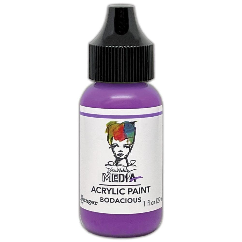RANGER RANGER DINA WAKLEY MEDIA ACRYLIC PAINT BODACIOUS 1OZ