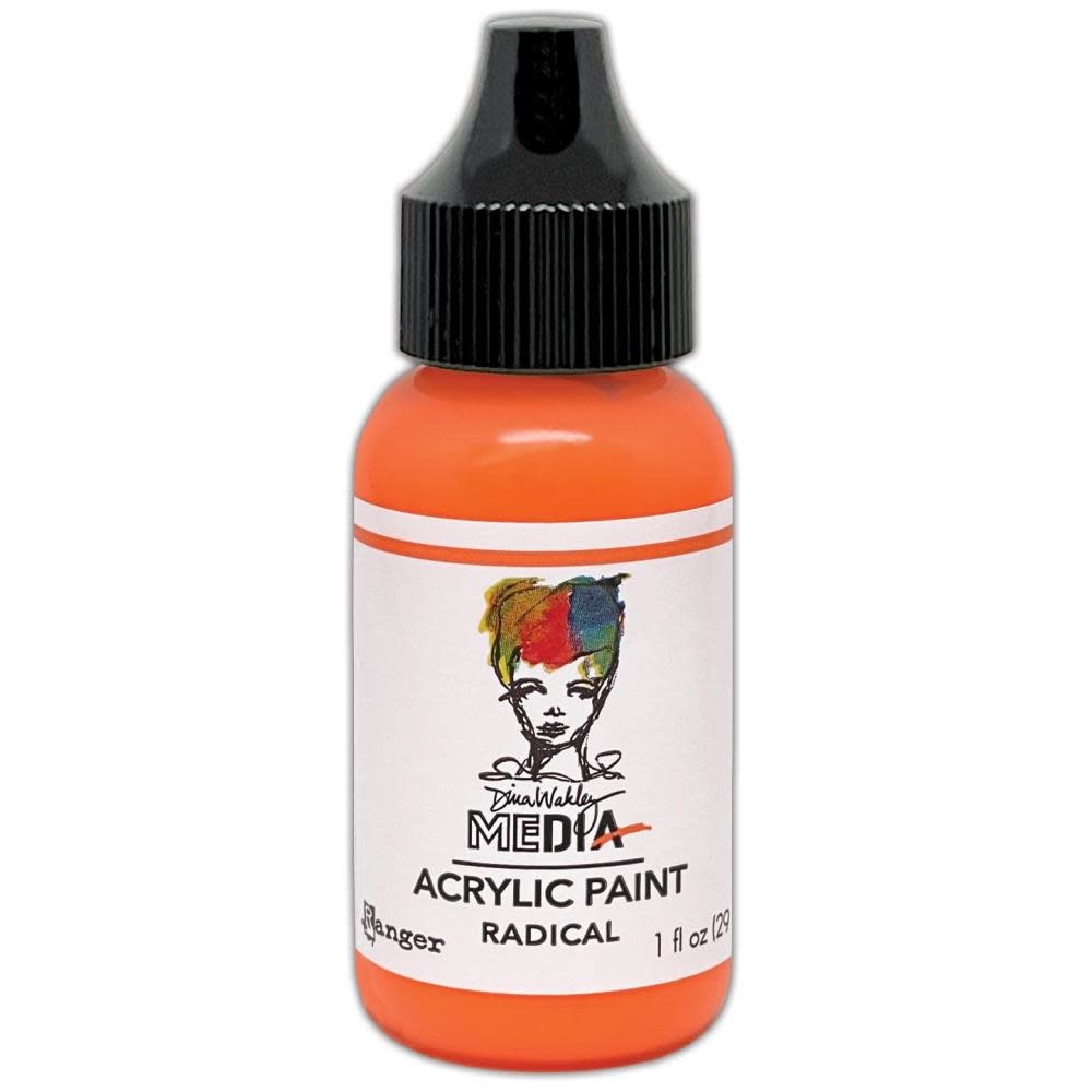 RANGER RANGER DINA WAKLEY MEDIA ACRYLIC PAINT RADICAL 1OZ