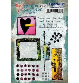 PAPER ARTSY PAPER ARTSY FRANCE PAPILLON FP032 CLING STAMP SET