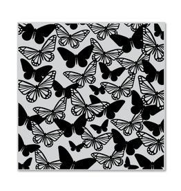 HERO ARTS HERO ARTS FLUTTERING BUTTERFLY BOLD PRINTS 6x6 CLING STAMP