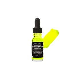 HERO ARTS HERO ARTS NEON BRIGHTS CHARTREUSE LIQUID WATERCOLOR PIGMENT-BASED PAINT 0.5OZ