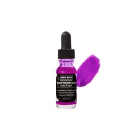 HERO ARTS HERO ARTS NEON BRIGHTS PURPLE LIQUID WATERCOLOR PIGMENT-BASED PAINT 0.5OZ