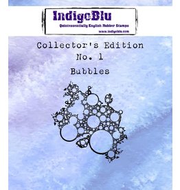 INDIGO BLU INDIGOBLU COLLECTOR'S EDITION NO. 1 BUBBLES A7 CLING STAMP