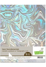 LAWN FAWN LAWN FAWN METALLIC CARDSTOCK IN HOLOGRAPHIC 2.0