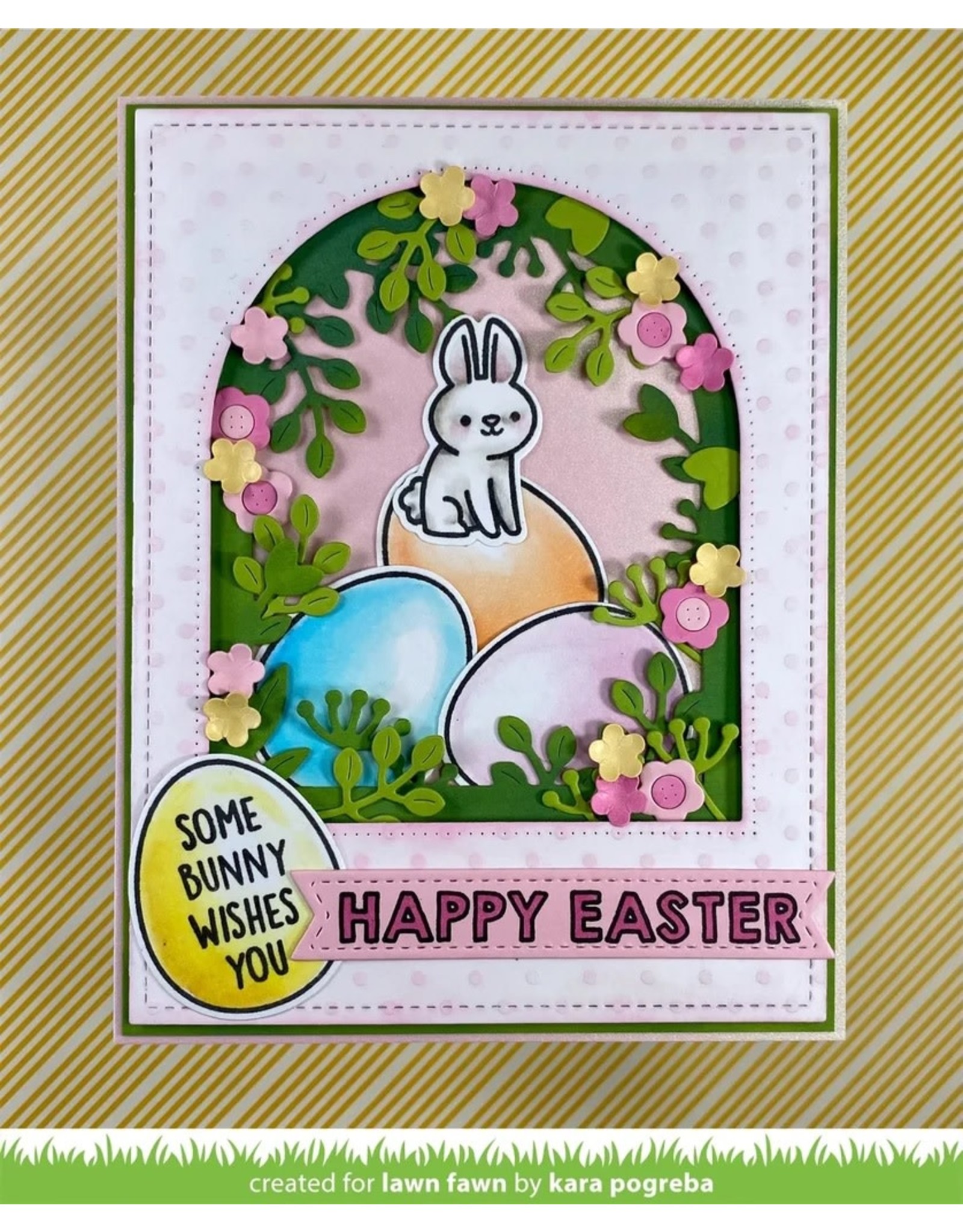 LAWN FAWN LAWN FAWN EGGSTRAORDINARY EASTER ADD-ON CLEAR STAMP SET