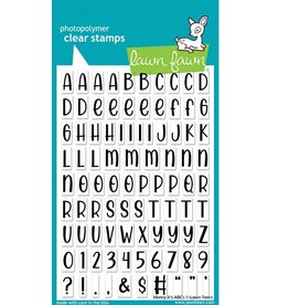 LAWN FAWN LAWN FAWN HENRY JR.'S ABC'S CLEAR STAMP SET