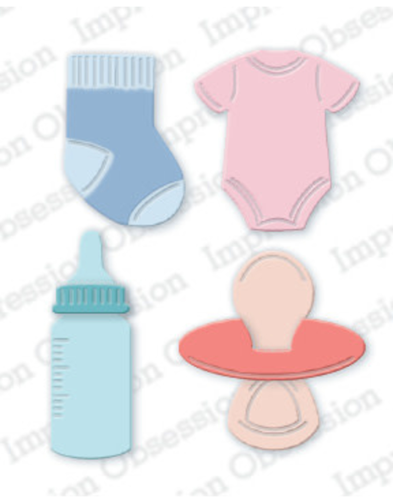 IMPRESSION OBSESSION IMPRESSION OBSESSION BABY CUPCAKE TOPPER DIE SET