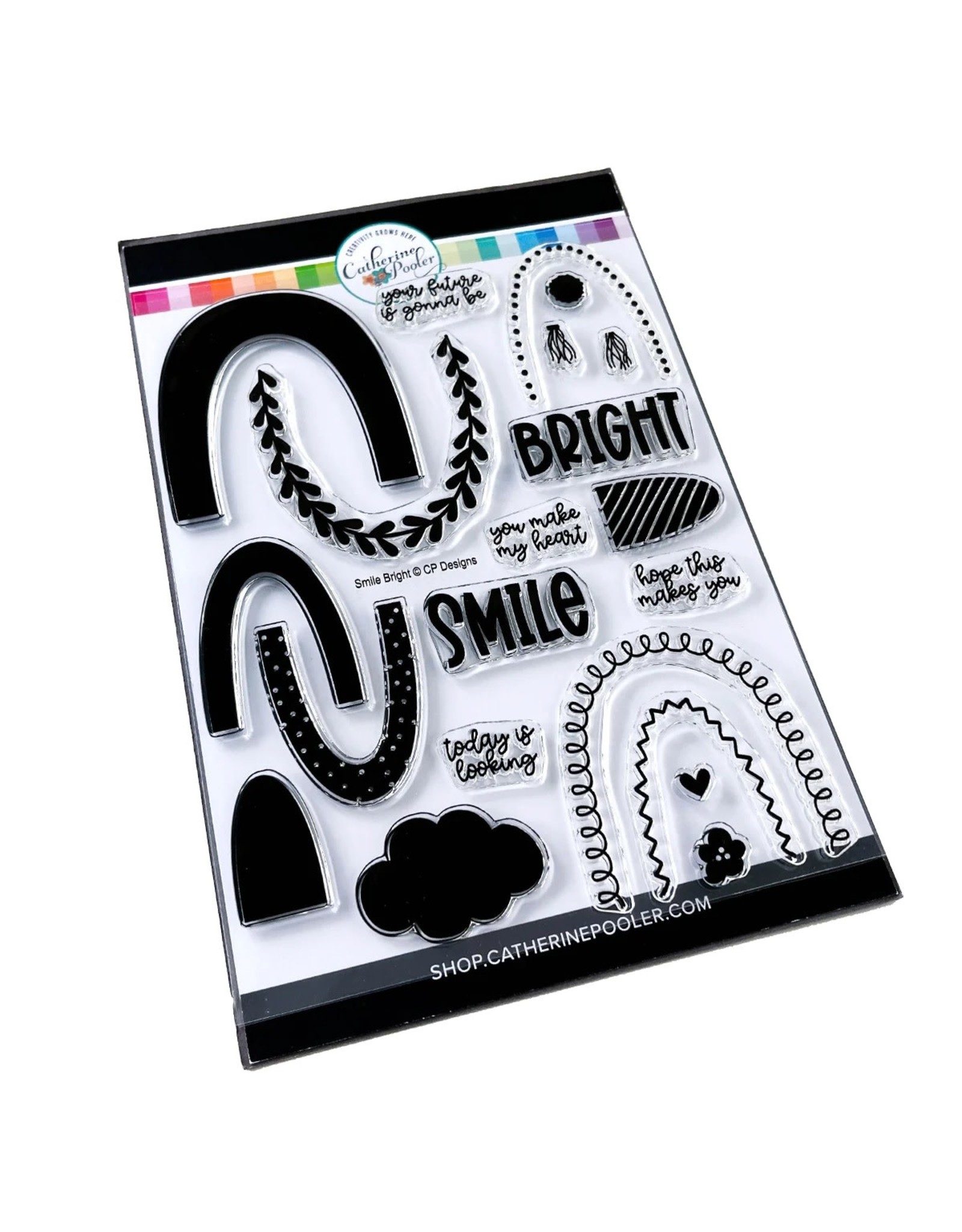 CATHERINE POOLER DESIGNS CATHERINE POOLER SMILE BRIGHT CLEAR STAMP SET