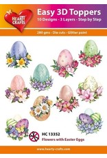 HEARTY CRAFTS HEARTY CRAFTS FLOWERS WITH EASTER EGGS EASY 3D TOPPERS