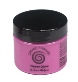 CREATIVE EXPRESSIONS CREATIVE EXPRESSION COSMIC SHIMMER JAMIE RODGERS FUCHSIA PINK GLOSSY GLAZE 50ml