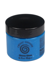 CREATIVE EXPRESSIONS CREATIVE EXPRESSIONS COSMIC SHIMMER JAMIE RODGERS CURIOUS BLUE GLOSSY GLAZE 50ml