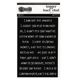 RANGER DYLUSIONS BIGGER BACK CHAT STICKERS BLACK SET #3