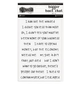 RANGER DYLUSIONS BIGGER BACK CHAT STICKERS WHITE SET #3