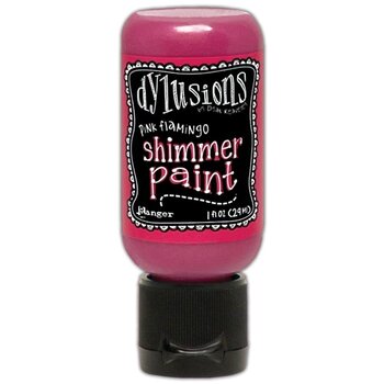 RANGER DYLUSIONS SHIMMER PAINT PINK FLAMINGO 1OZ