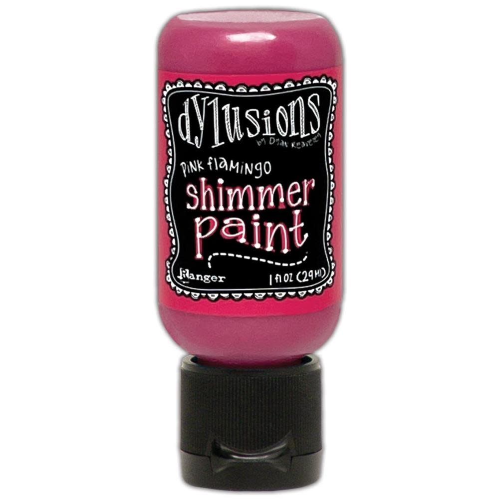 RANGER DYLUSIONS SHIMMER PAINT PINK FLAMINGO 1OZ