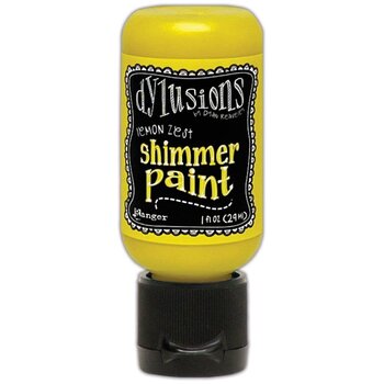 RANGER DYLUSIONS SHIMMER PAINT LEMON ZEST 1OZ