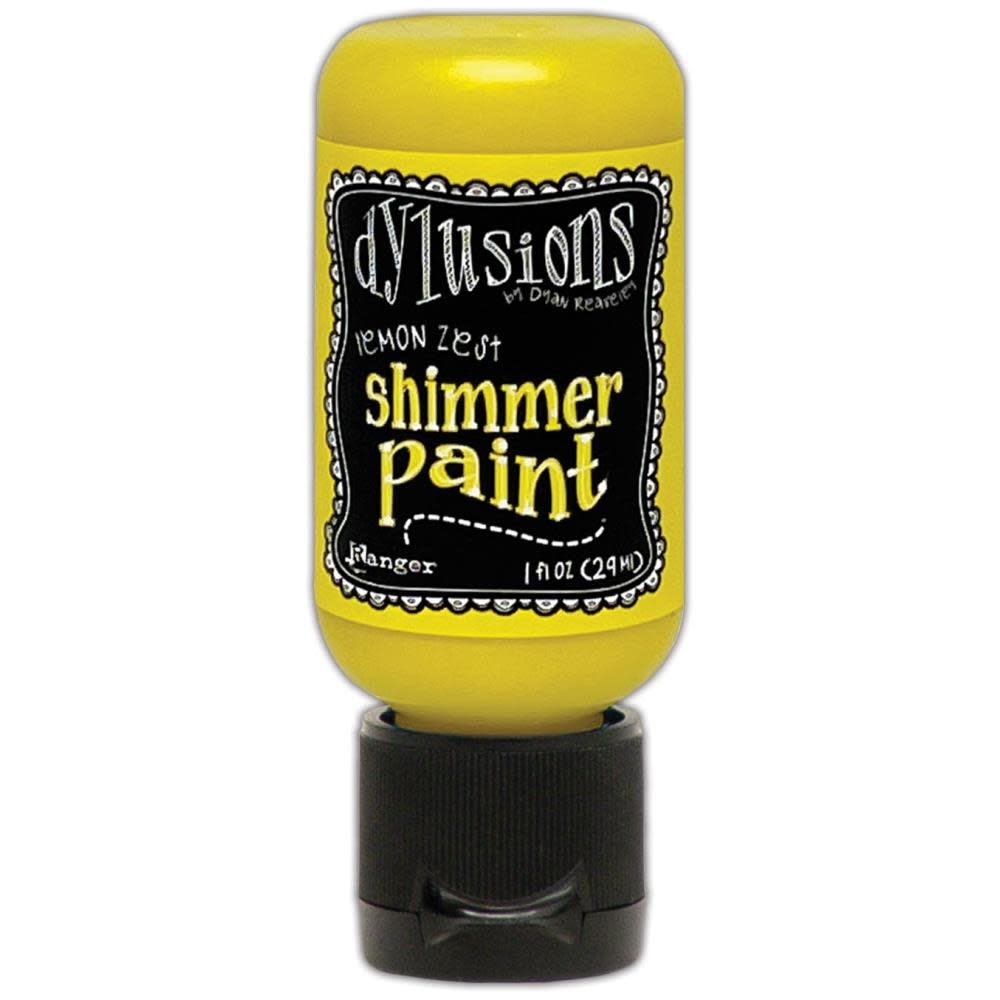RANGER DYLUSIONS SHIMMER PAINT LEMON ZEST 1OZ