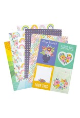 AMERICAN CRAFTS AMERICAN CRAFTS PAIGE EVANS BLOOMING WILD 6x8 PAPER PAD 36 SHEETS