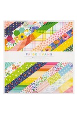 AMERICAN CRAFTS AMERICAN CRAFTS PAIGE EVANS BLOOMING WILD 12x12 PAPER PAD 48 SHEETS