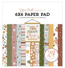 ECHO PARK PAPER ECHO PARK DREAM BIG LITTLE GIRL 6x6 PAPER PAD 24 SHEETS