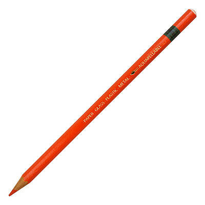 STABILO STABILO PAPER GLASS PLASTIC METAL AQUARELLABLE ORANGE PENCIL