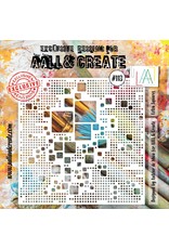 AALL & CREATE AALL & CREATE AUTOUR DE MWA #113 LOTZA SQUARES STENCIL