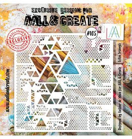AALL & CREATE AALL & CREATE AUTOUR DE MWA #105 LOTZA TRIANGLZ STENCIL