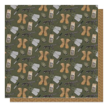 PHOTOPLAY PAPER PHOTOPLAY TRACI SMITH THE BRAVE BOOTS 12x12 CARDSTOCK