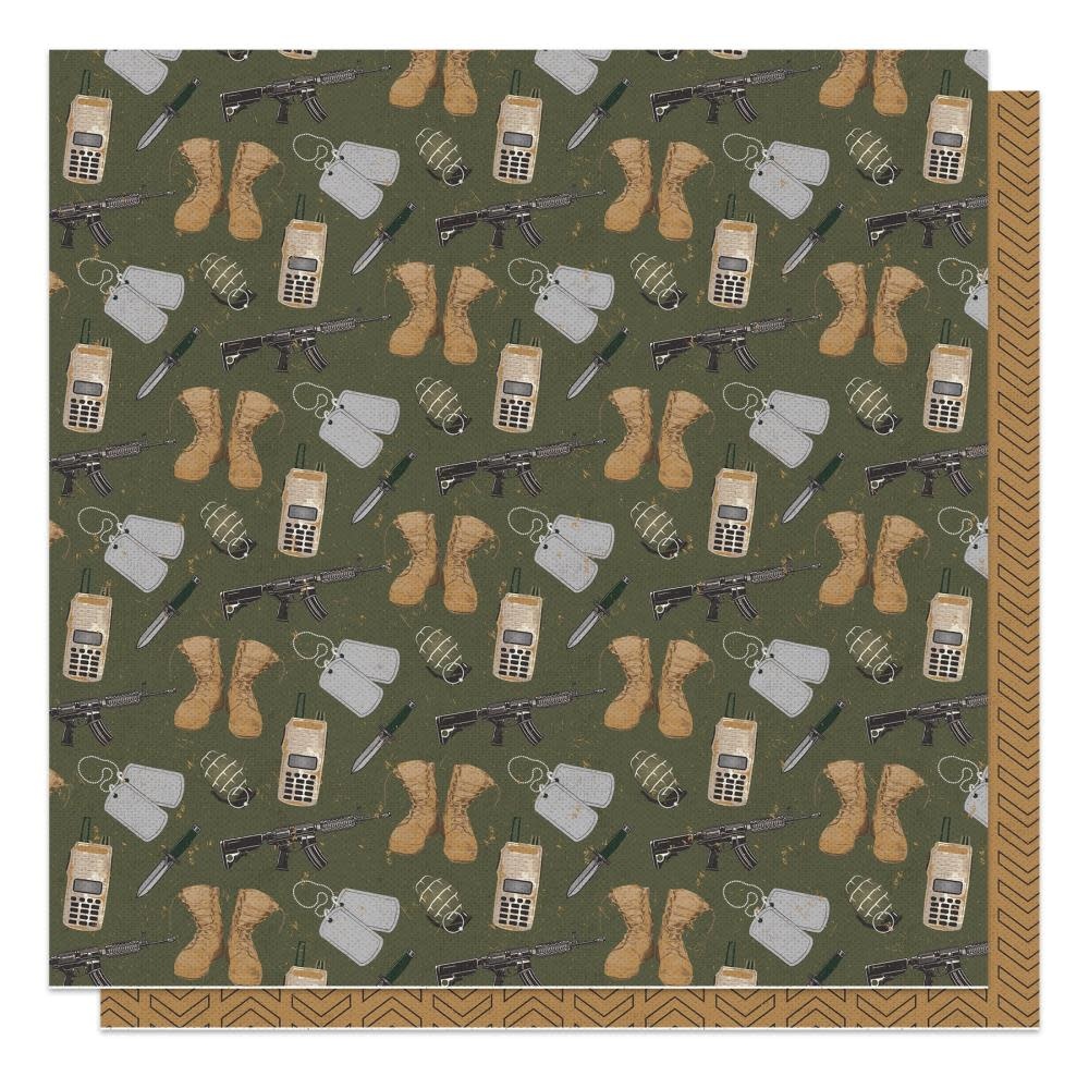 PHOTOPLAY PAPER PHOTOPLAY TRACI SMITH THE BRAVE BOOTS 12x12 CARDSTOCK